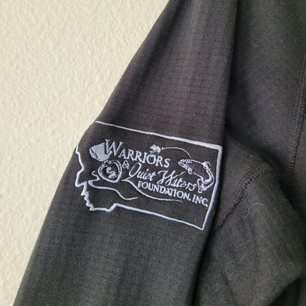 Simms Quarter Zip Thermal Midlayer Grid Fleece Lo… - image 7